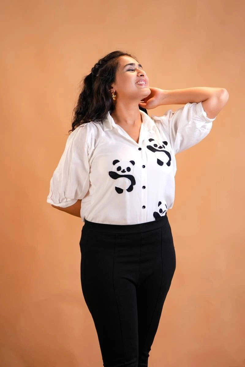 panda dress shirt Amazon.com: Men's Casual Button Down Shirts Short Sleeve Summer Beach Dress  Shirt, Panda Sunflower : Clothing, Shoes & Jewelry