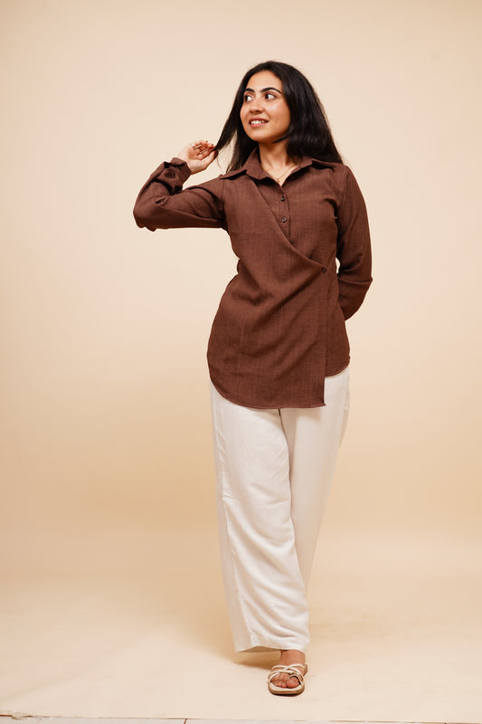 Cinnamon Fold Shirt