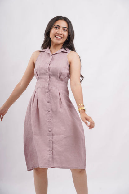 Lilac Breeze Shirt Dress