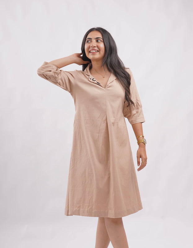 Sandstone Clam Dress