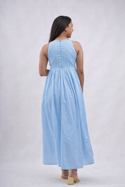 Zesty Sky Blue Glow Dress