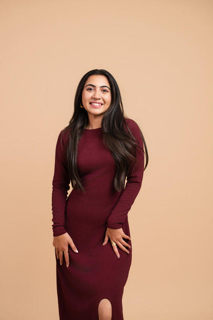 BERRY BLOSSOM MAXI DRESS