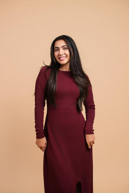 BERRY BLOSSOM MAXI DRESS