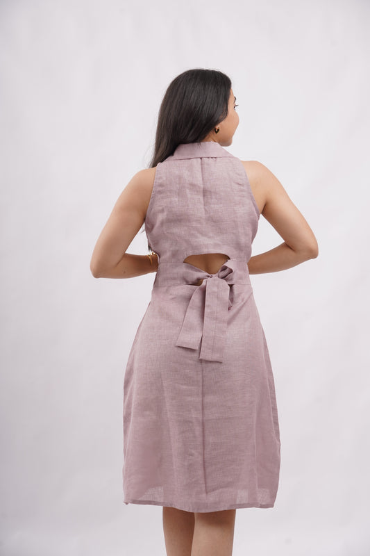 Lilac Breeze Shirt Dress