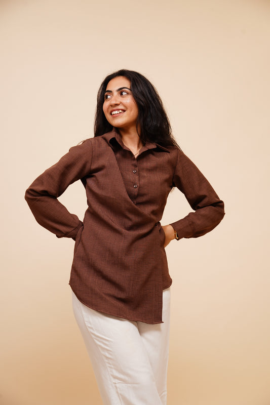 Cinnamon Fold Shirt