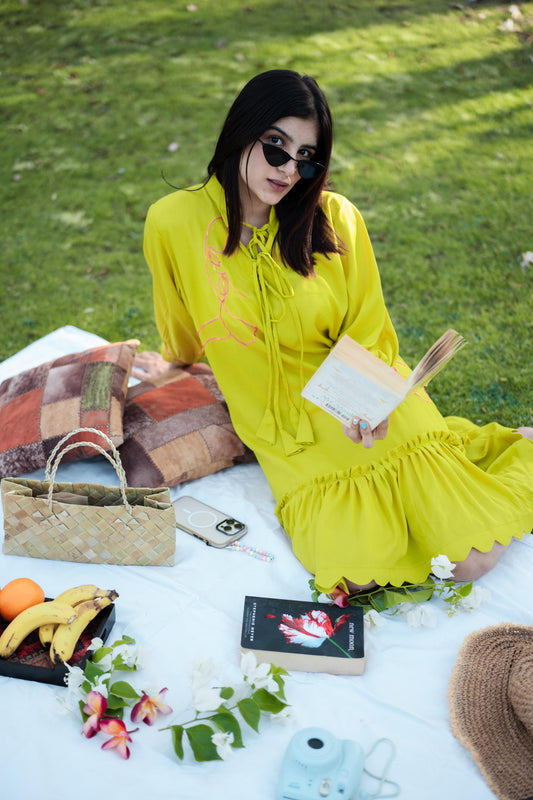 CITRUS CANVAS DRESS