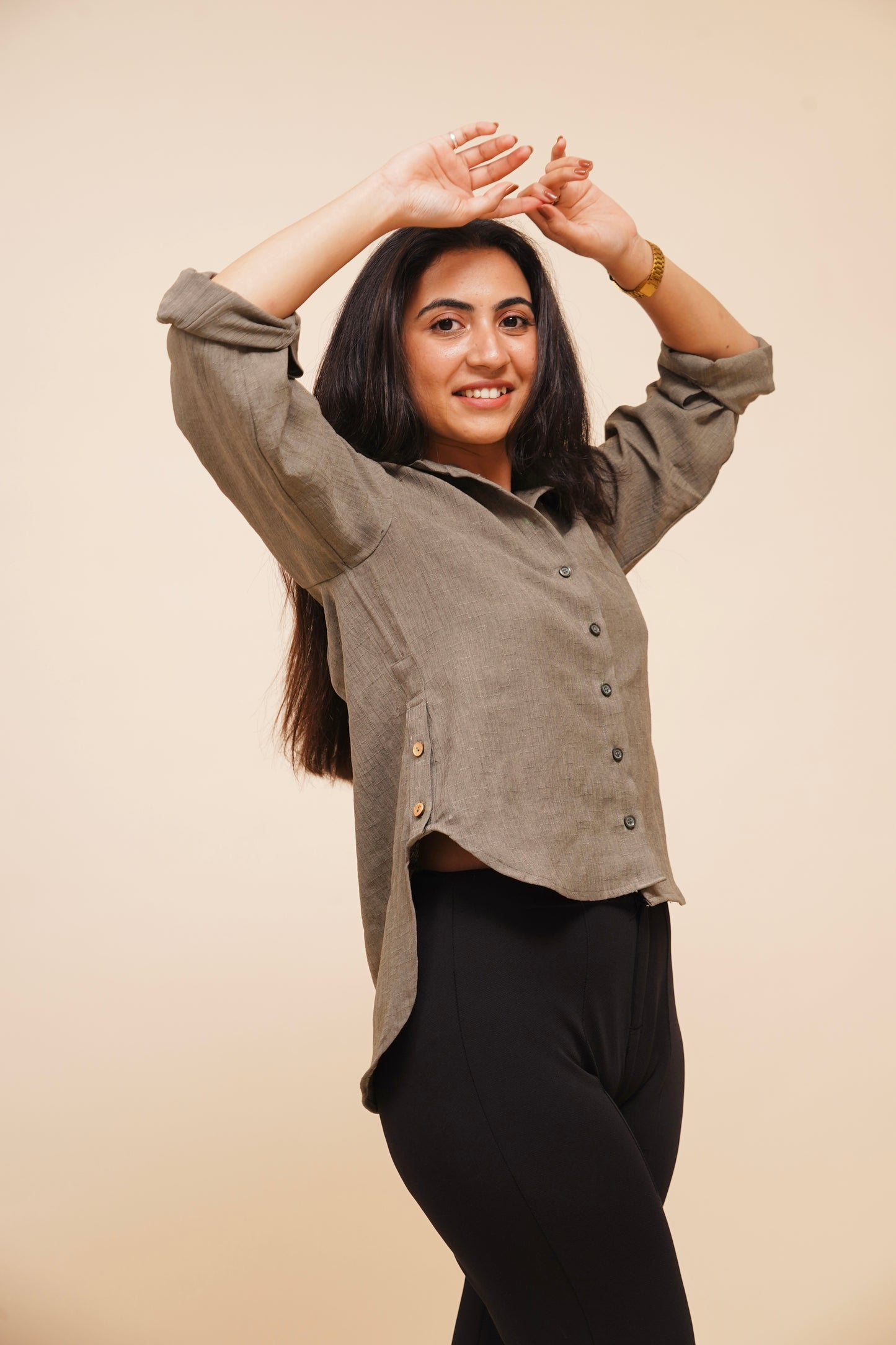 The olive path shirt