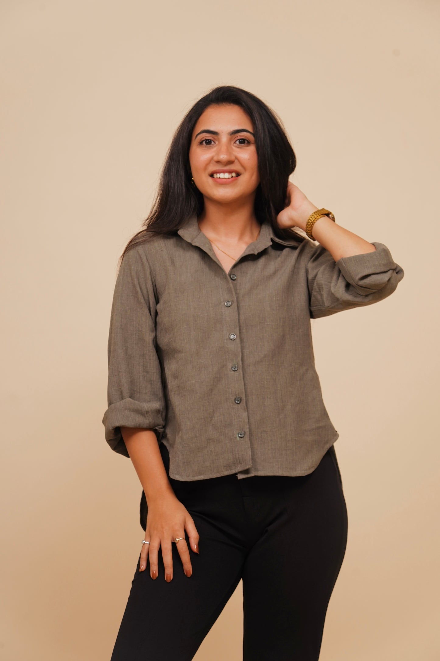The olive path shirt