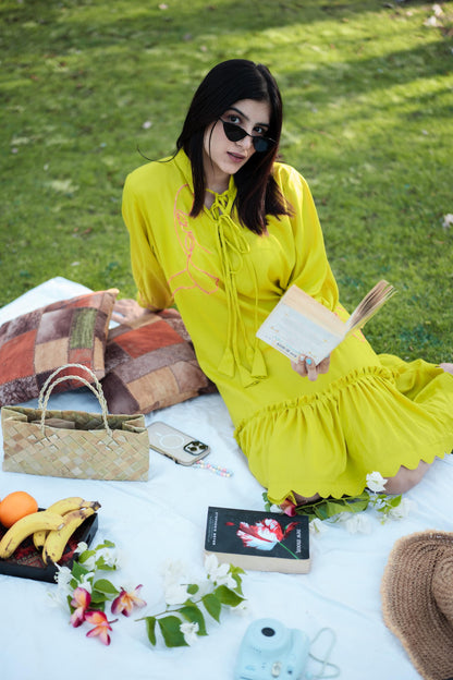 CITRUS CANVAS DRESS