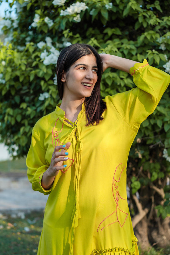 CITRUS CANVAS DRESS