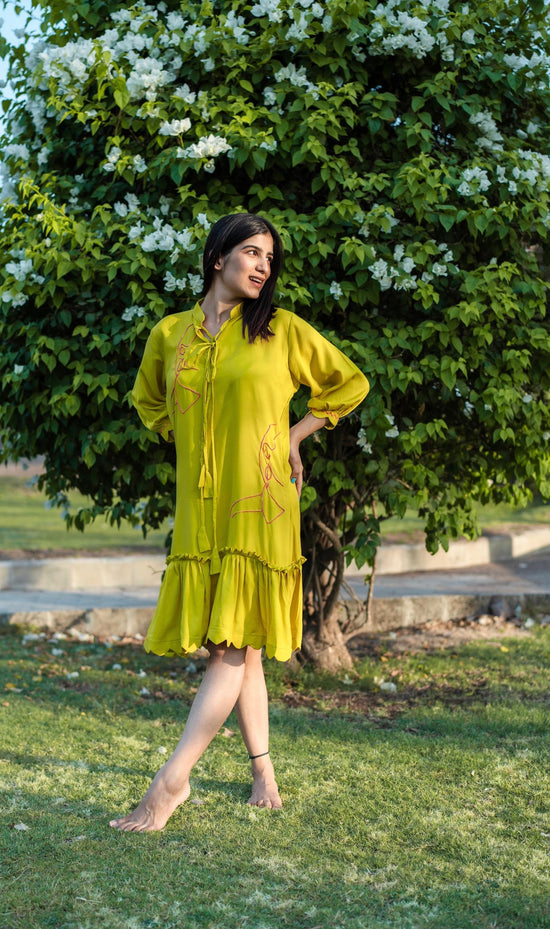 CITRUS CANVAS DRESS