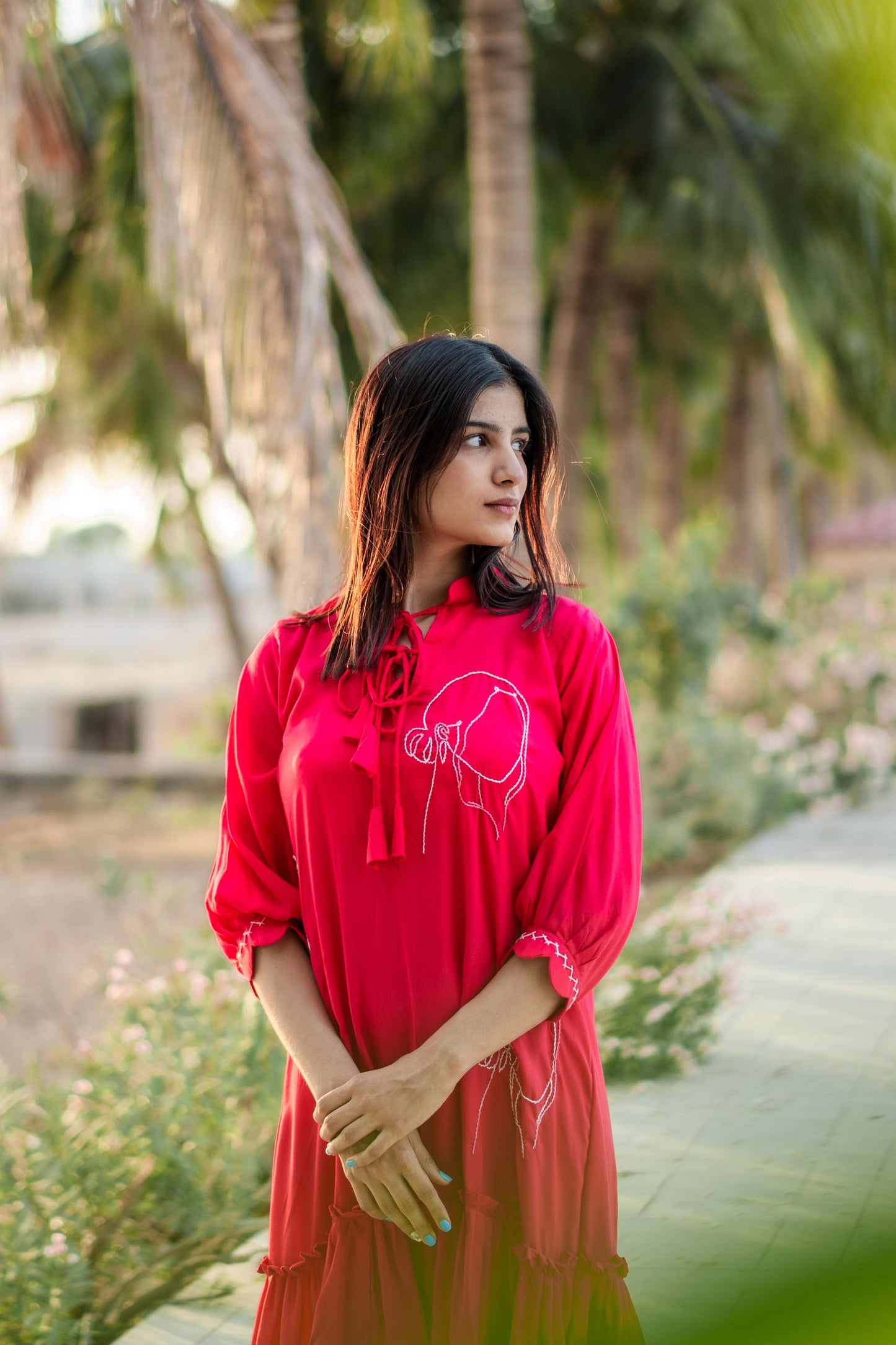 FUCHSIA MUSE DRESS
