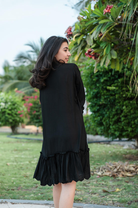 MIDNIGHT DOTS DRESS