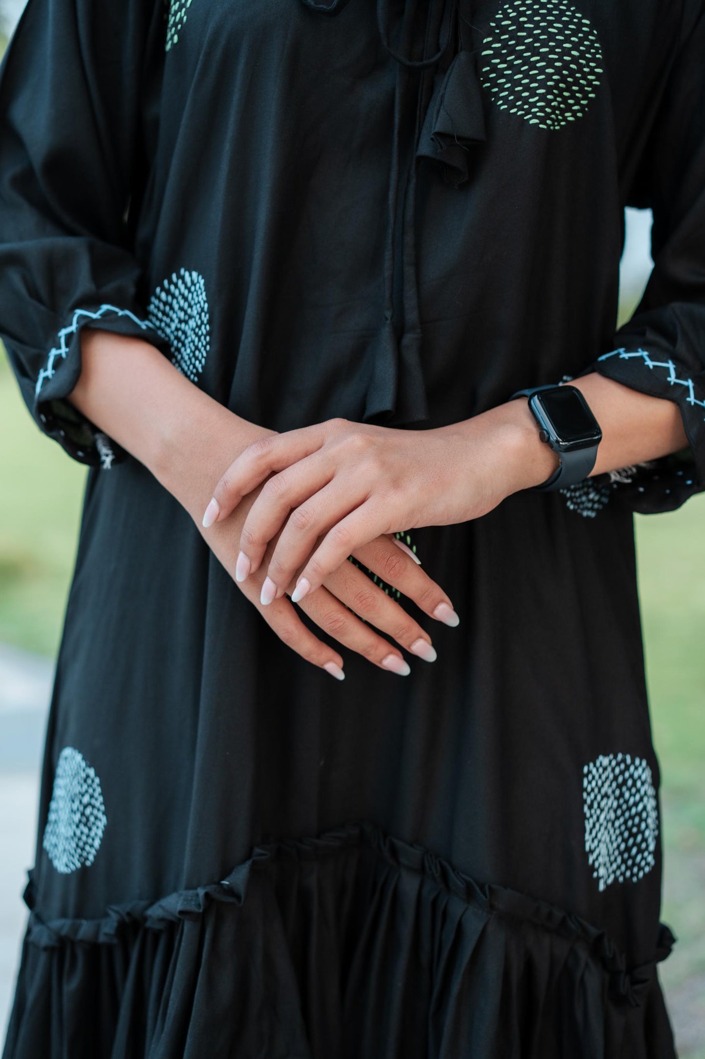 MIDNIGHT DOTS DRESS