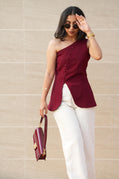 Red Ember One Sholder top