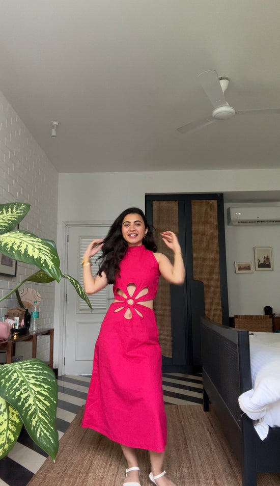 HOT PINK DRESS