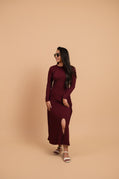 BERRY BLOSSOM MAXI DRESS