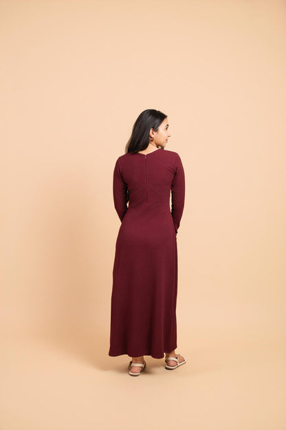 BERRY BLOSSOM MAXI DRESS