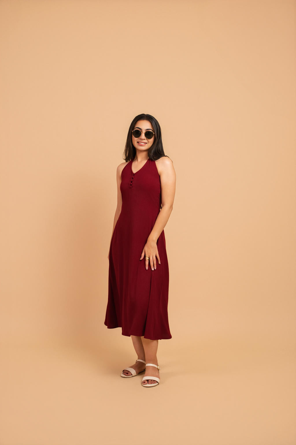 RED EMBER HULTER DRESS