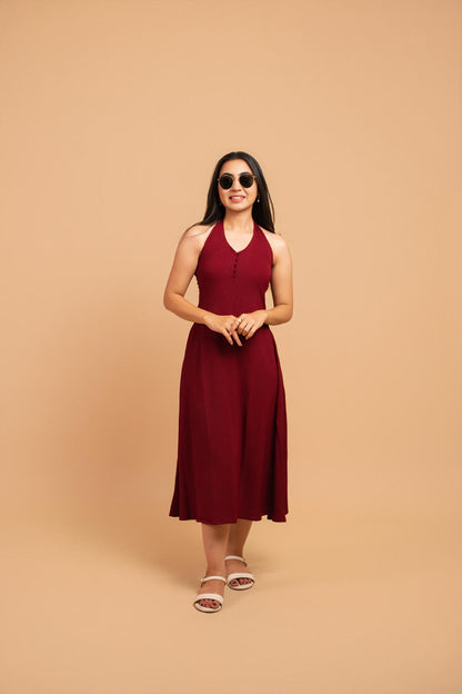 RED EMBER HULTER DRESS