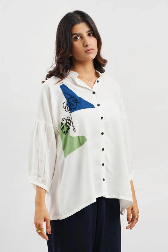 Tropical Embroidery Shirt