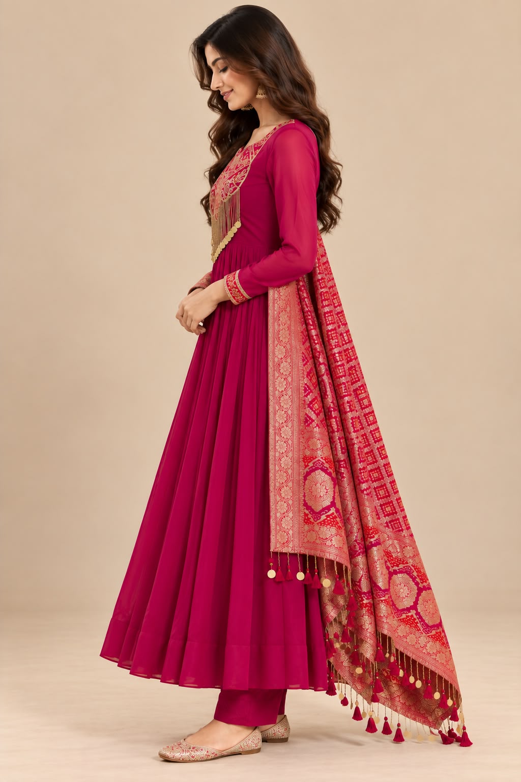 Gulnaar Rani Anarkali Set