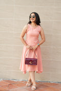 Peachy Laced Dress