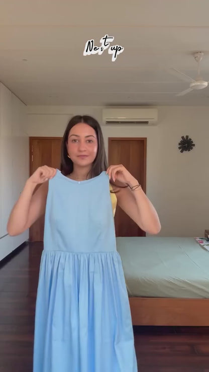 Zesty Sky Blue Glow Dress